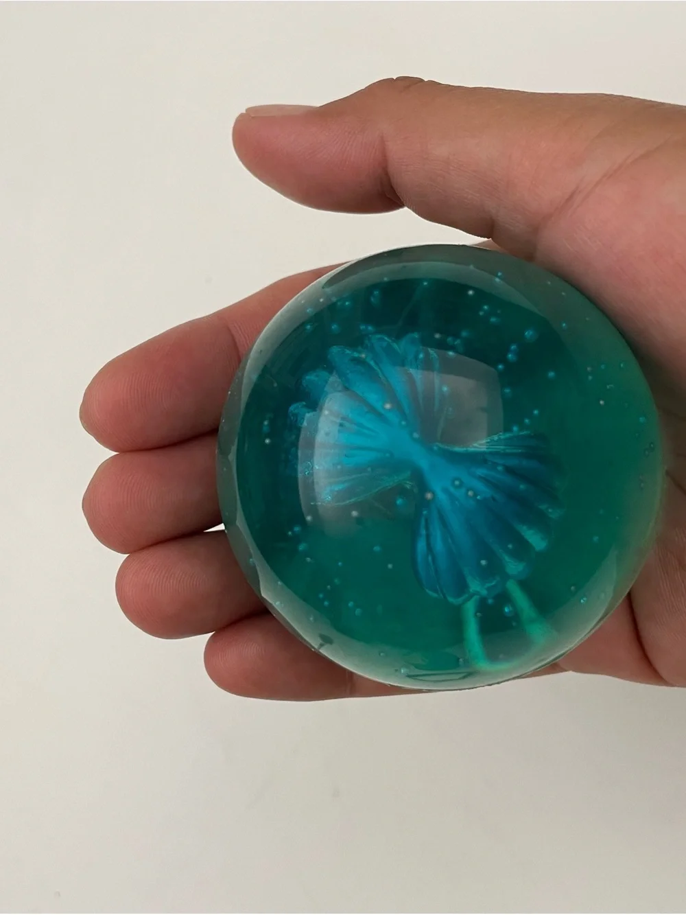 Teal Mermaid XL bounceballs Pair